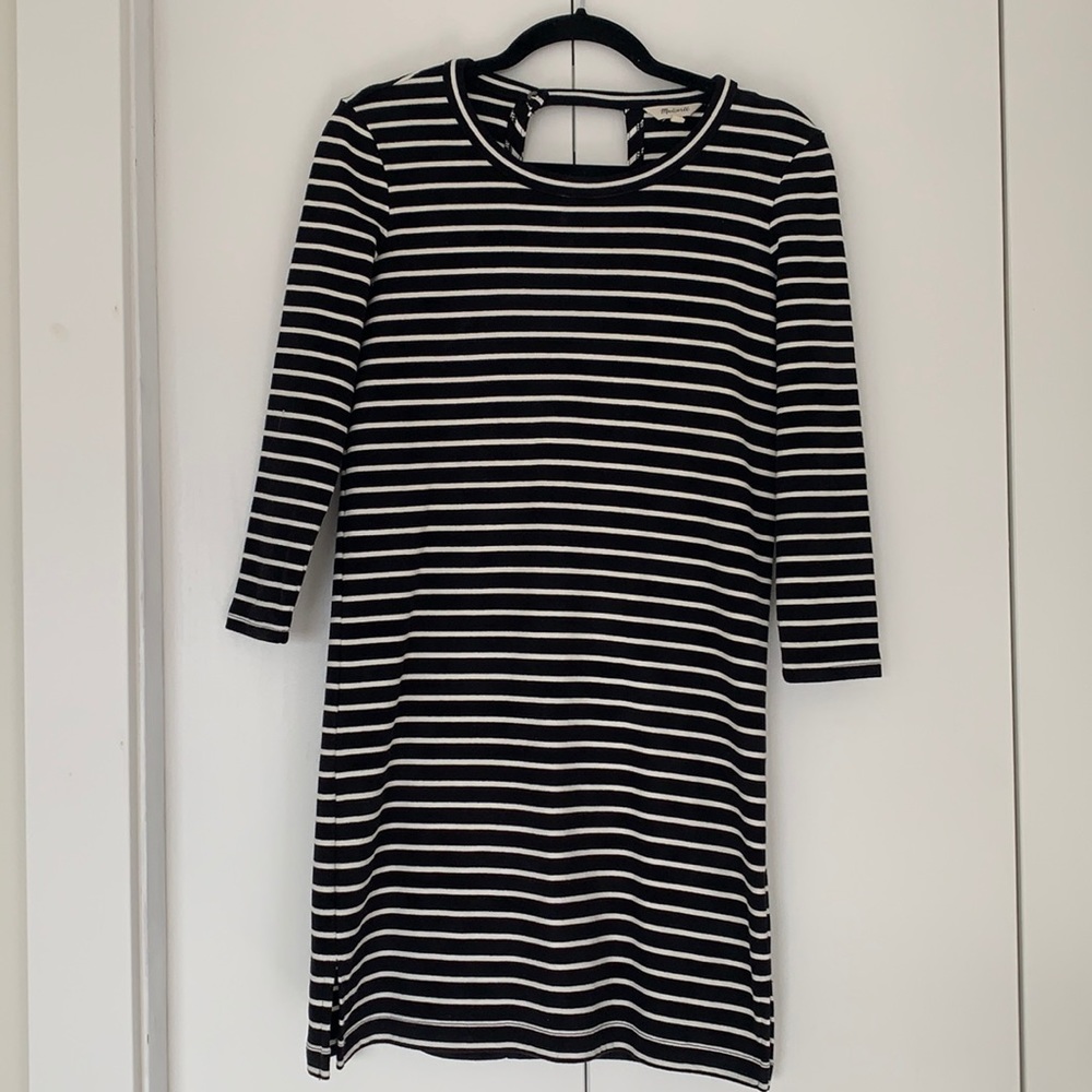 Madewell striped sweater dress
